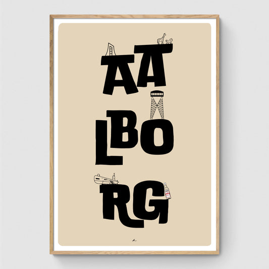 Aalborg tekst plakat I