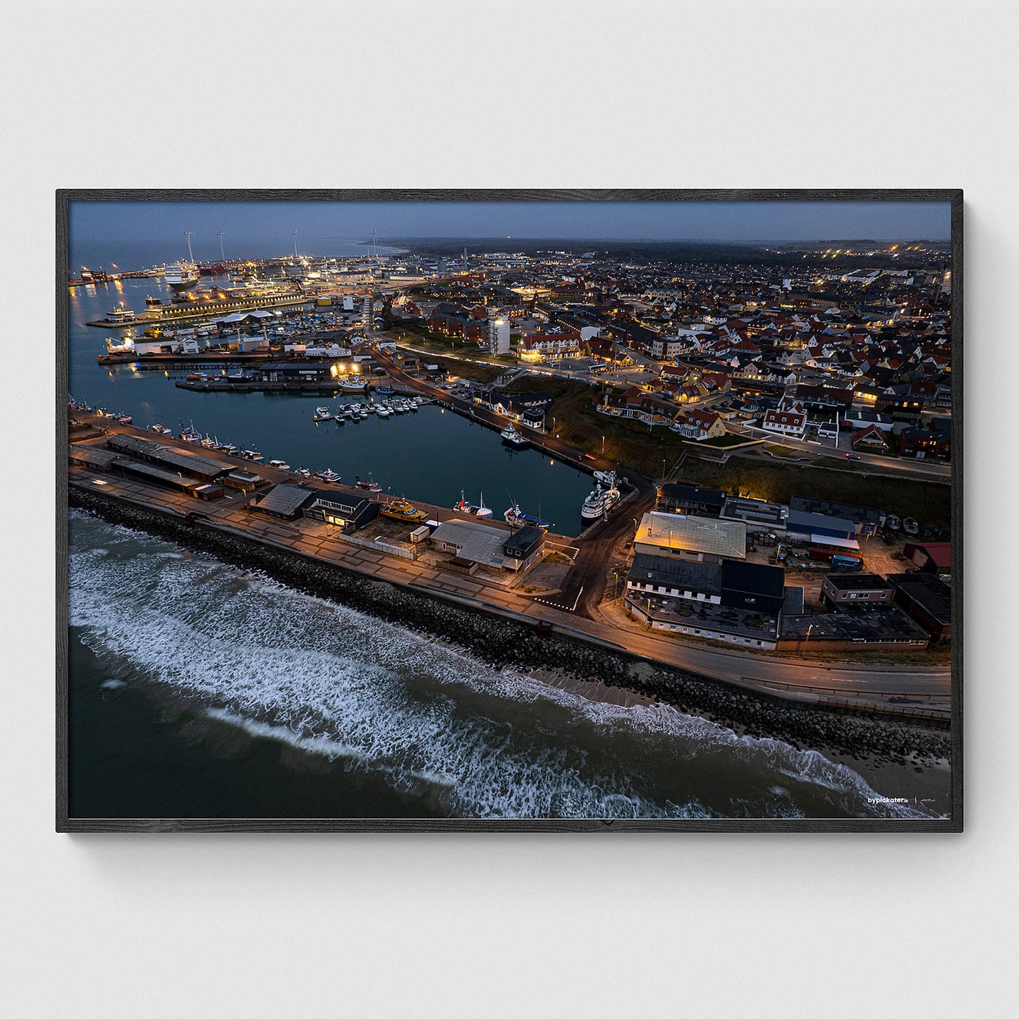 Hirtshals - Byen fra oven