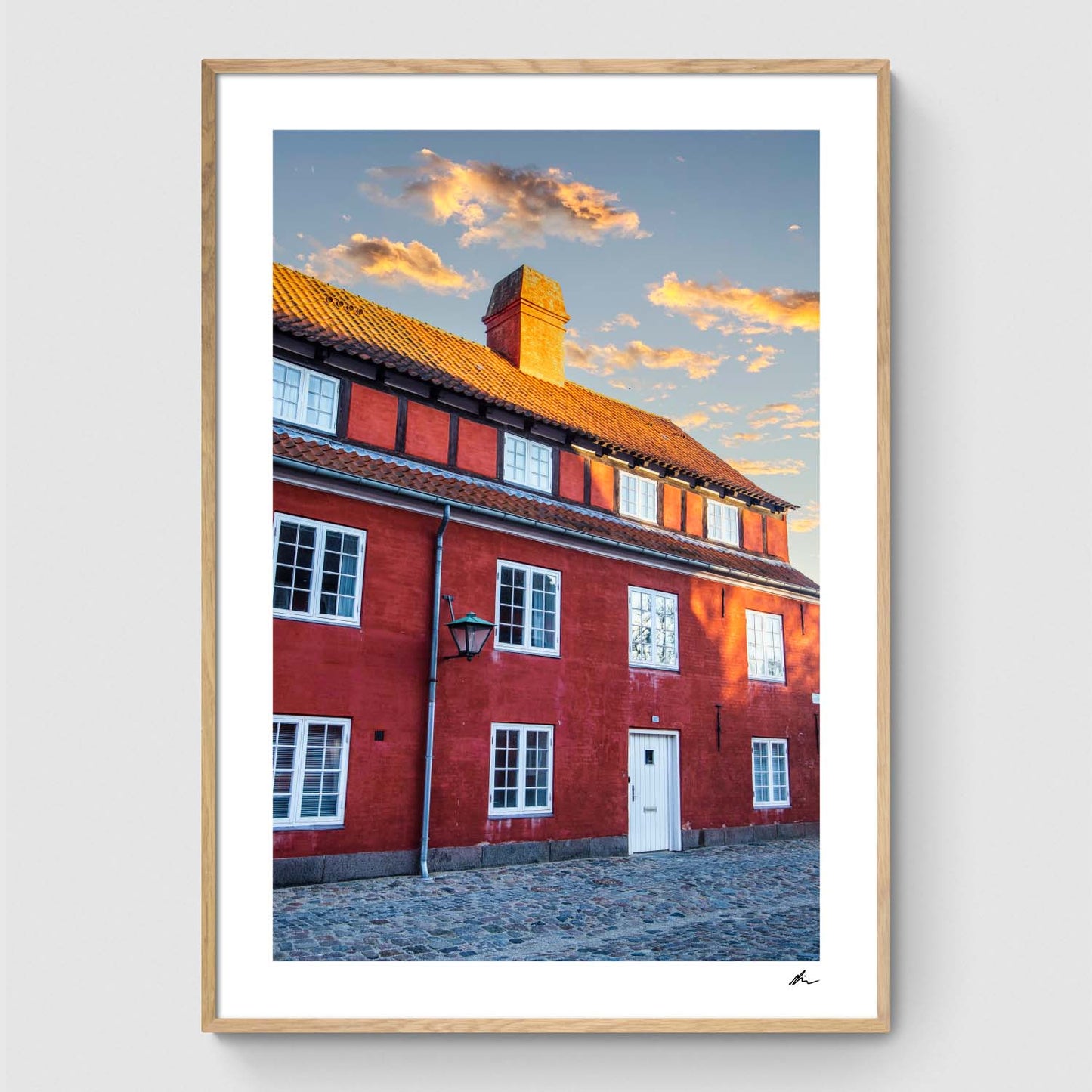 Solnedgang over Kastellet