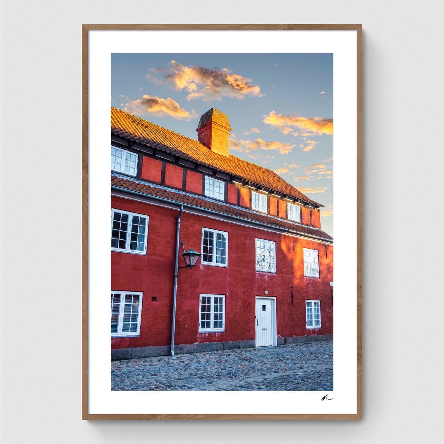 Solnedgang over Kastellet