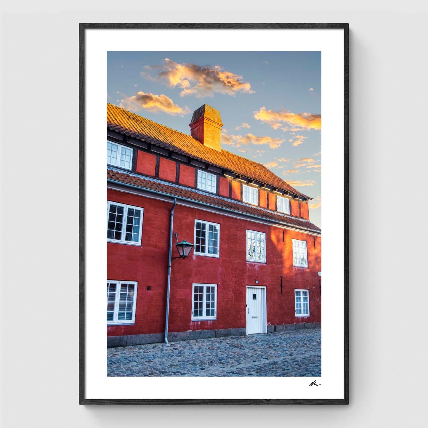 Solnedgang over Kastellet