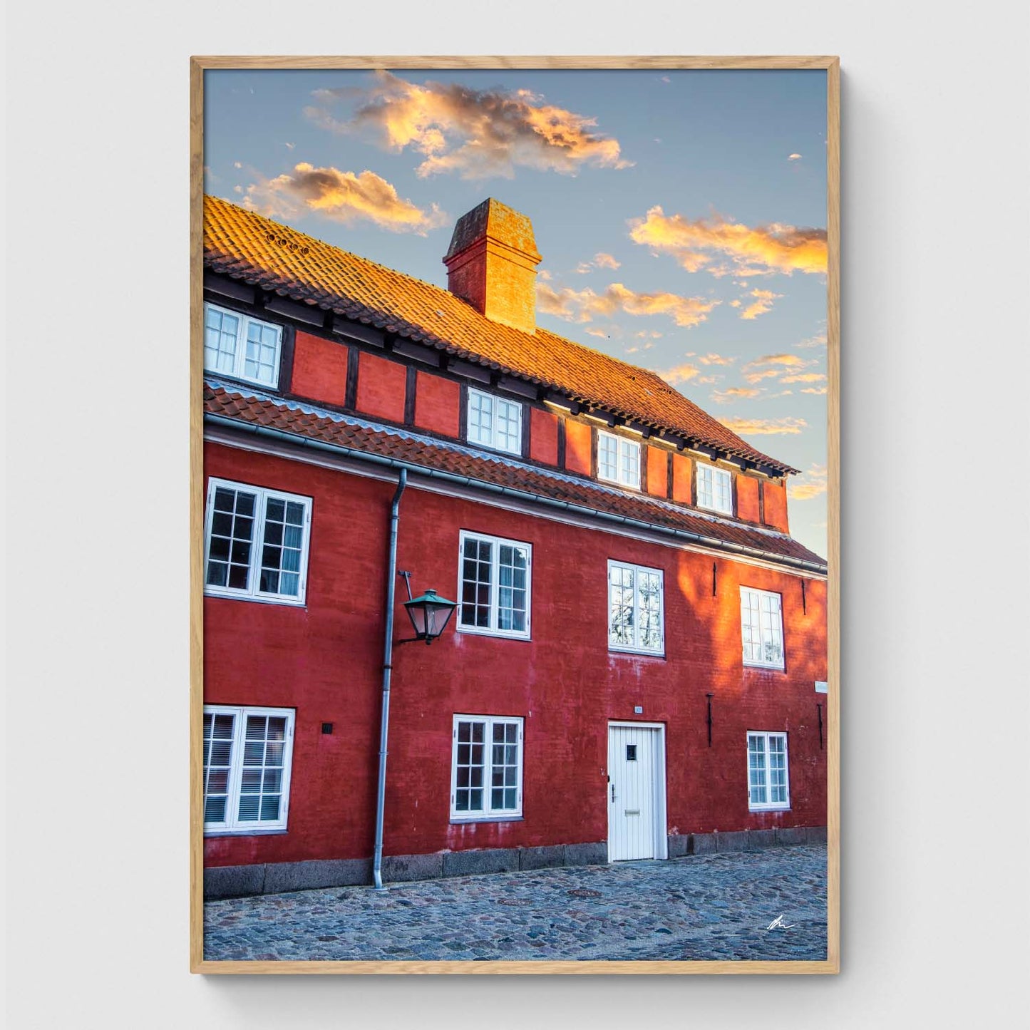 Solnedgang over Kastellet