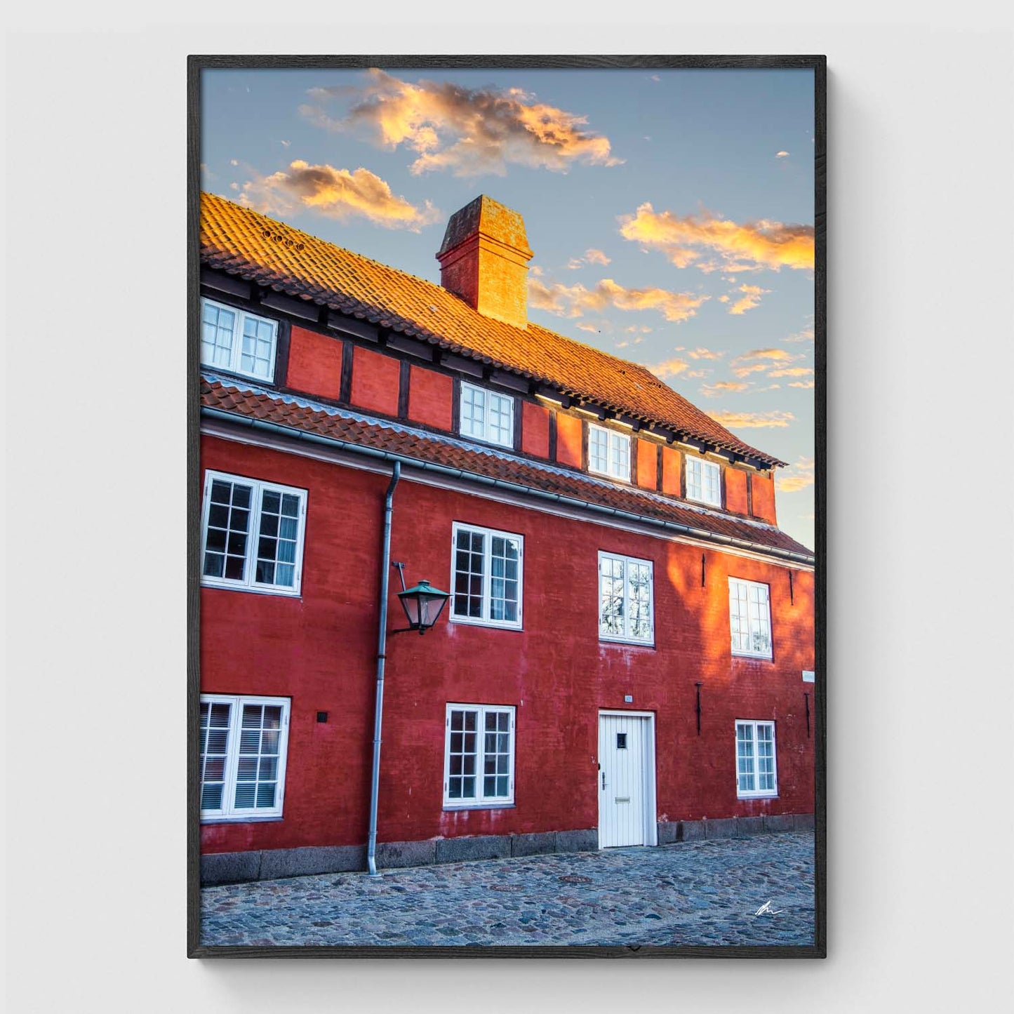 Solnedgang over Kastellet