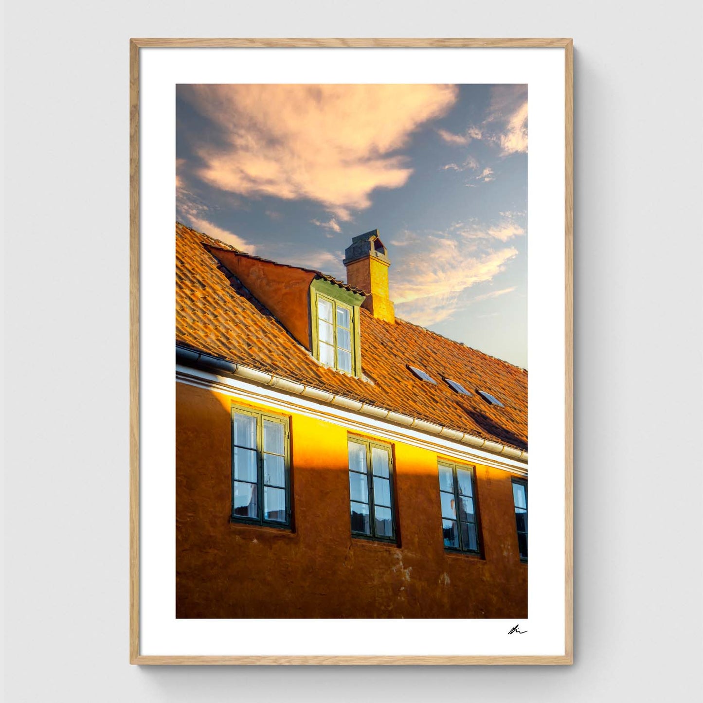 Solnedgang over Nyboder