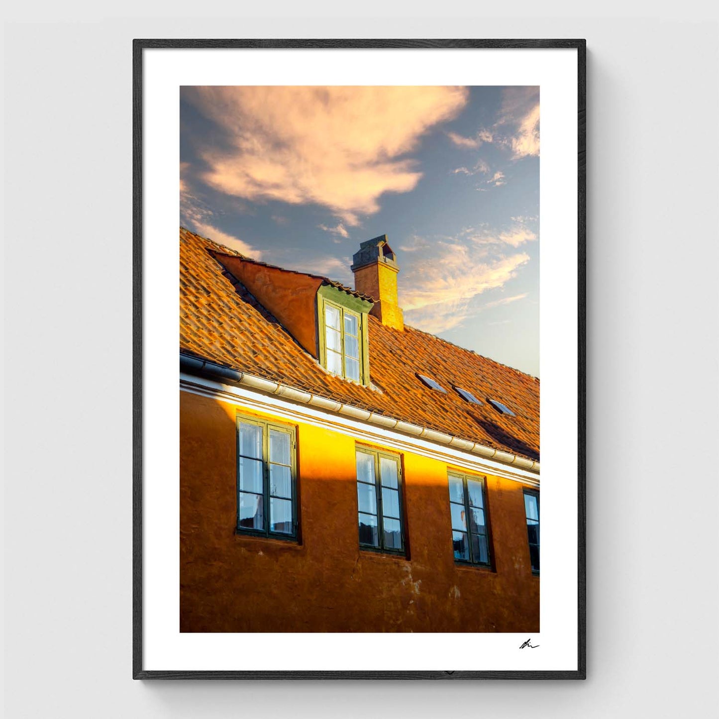 Solnedgang over Nyboder