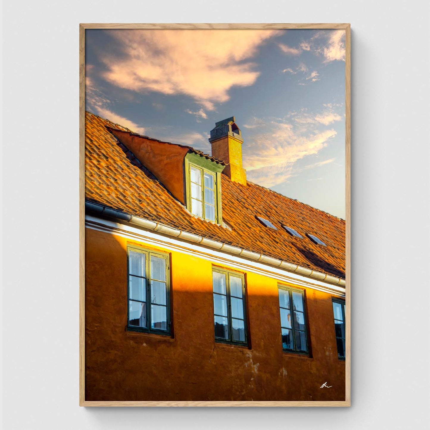 Solnedgang over Nyboder