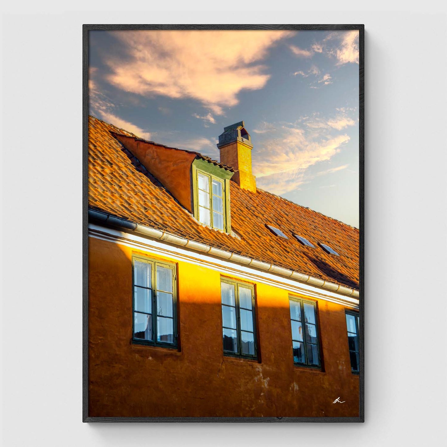 Solnedgang over Nyboder