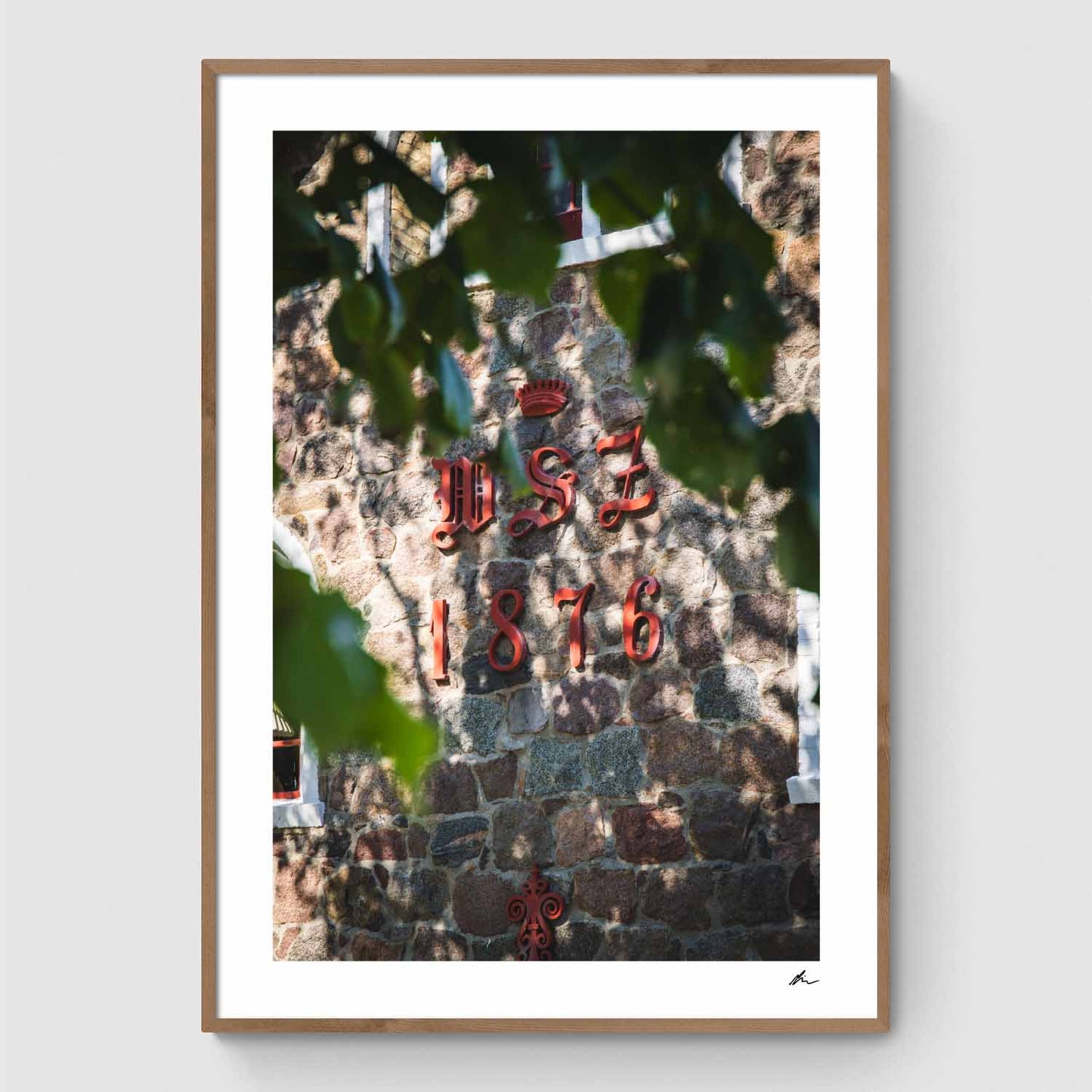 Stenfacade ved Sonnerupgaard Gods