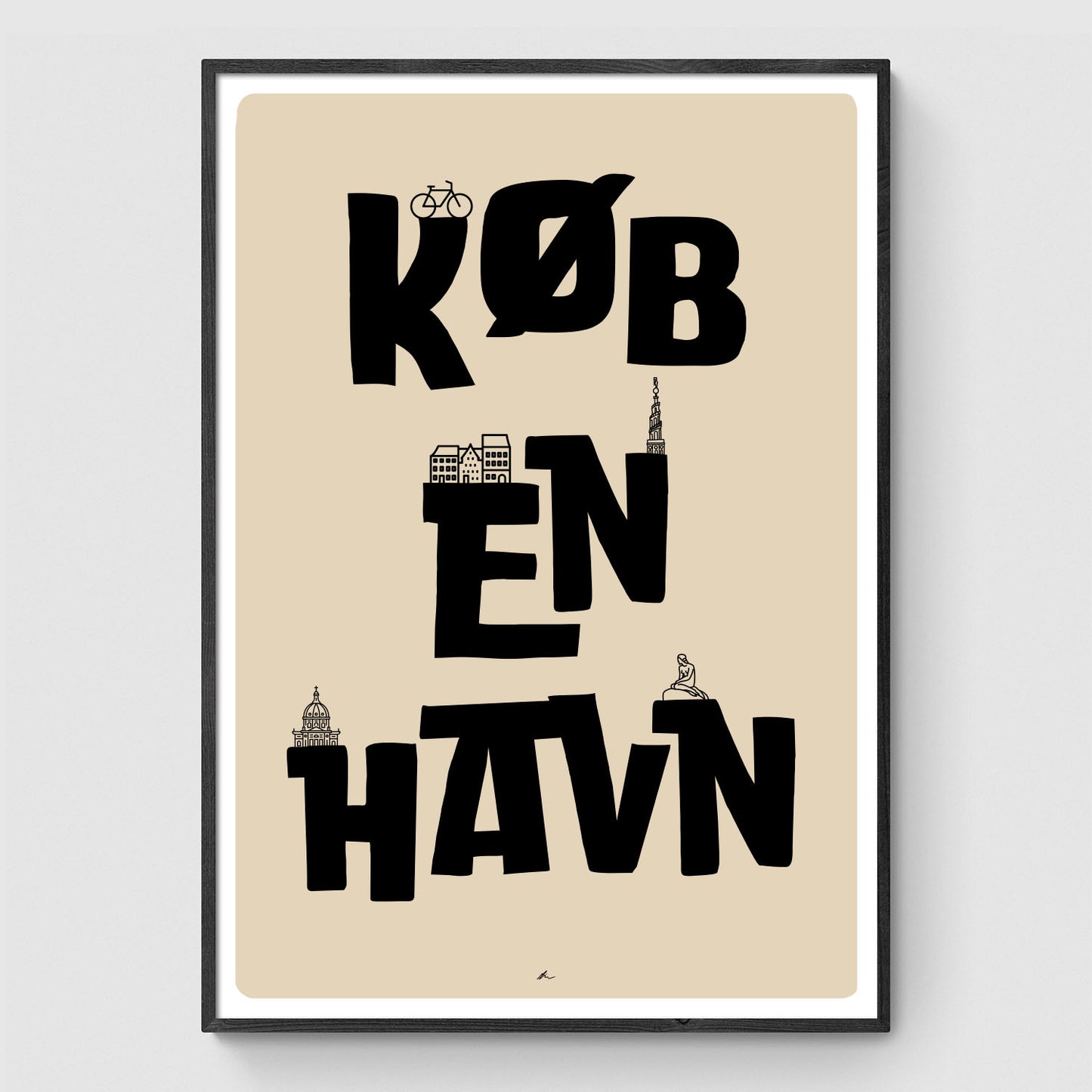 København tekst plakat I