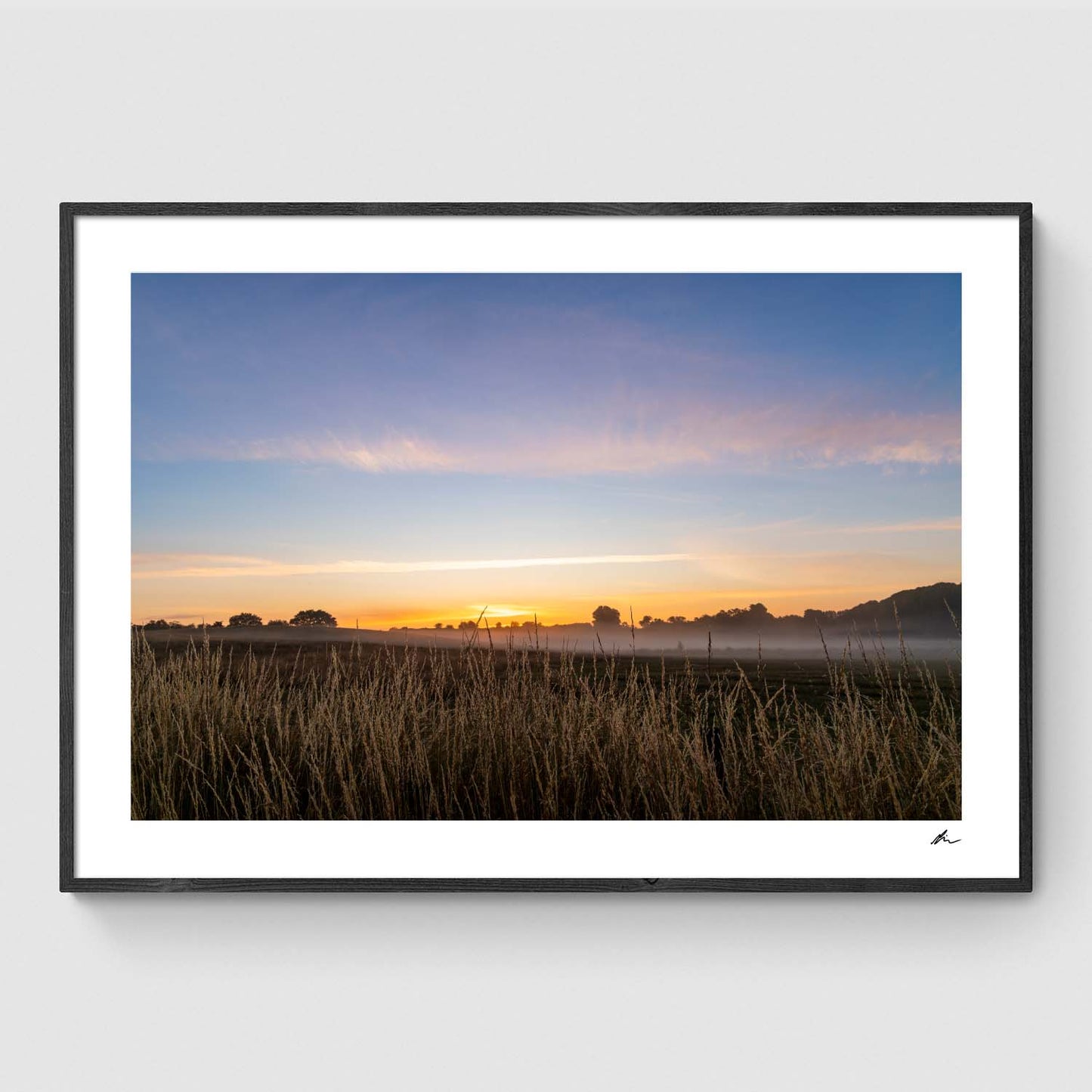 Solopgang igennem siv