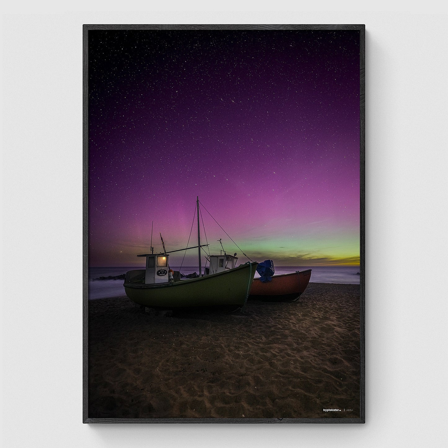 Nordlys over Lønstrup Strand