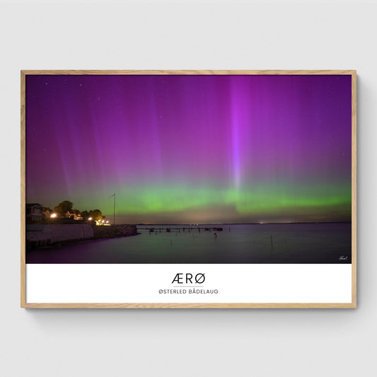 Nordlys over Østerled Bådelaug