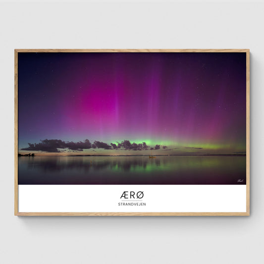 Nordlys over Strandvejen