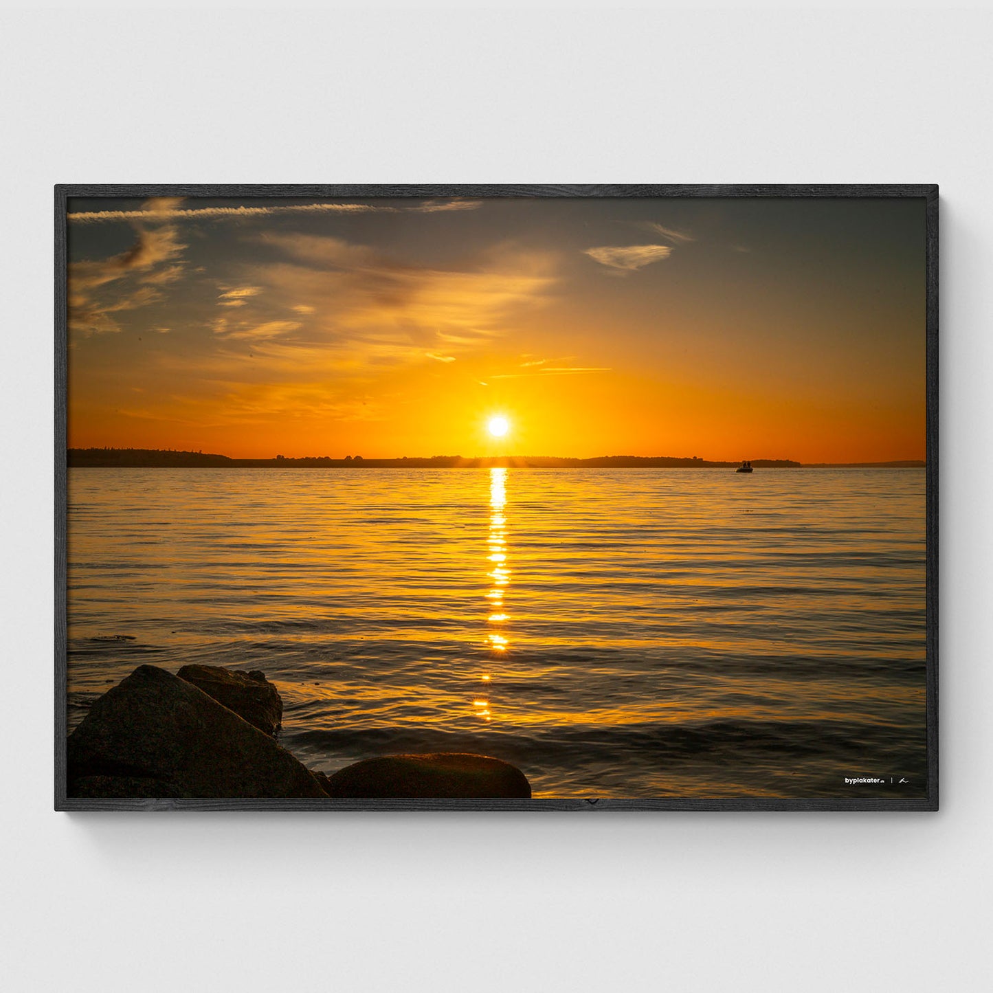 Solnedgang over Roskilde Fjord