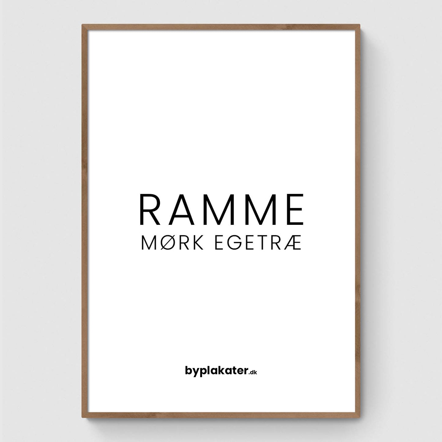 Ramme - Mørk egetræ