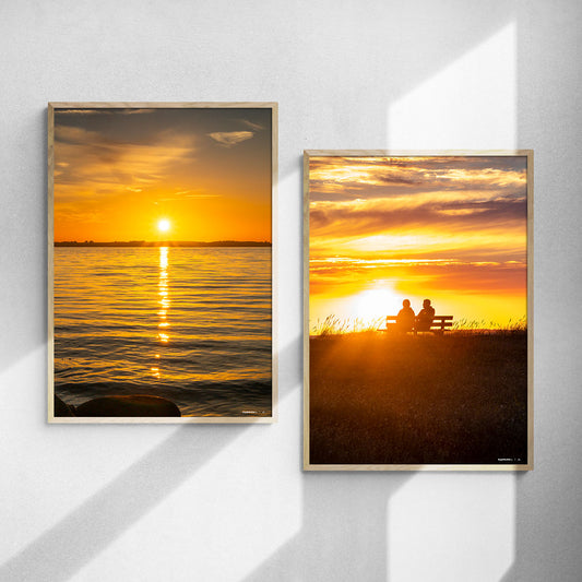 Plakatsæt: Solnedgang