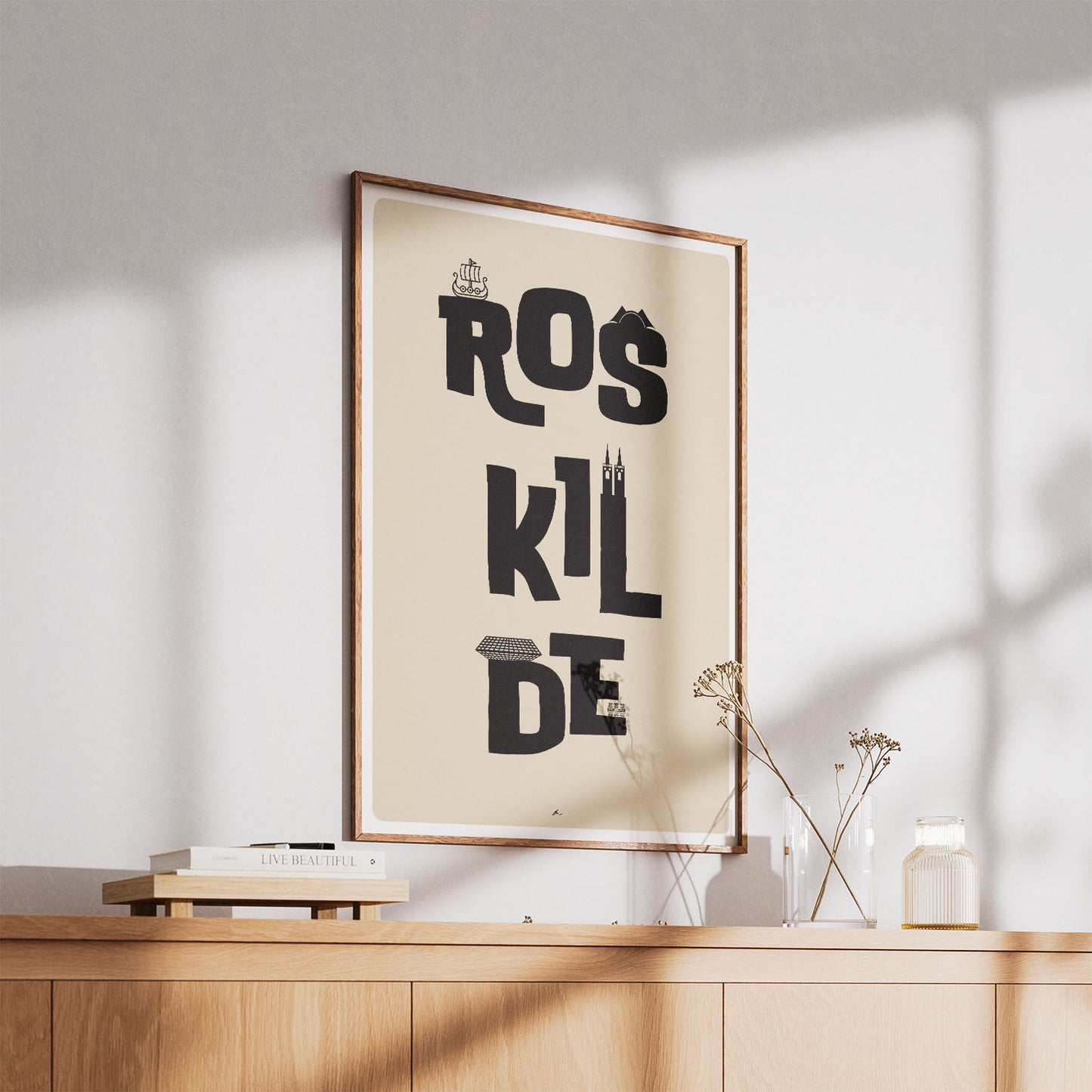 Roskilde tekst plakat I
