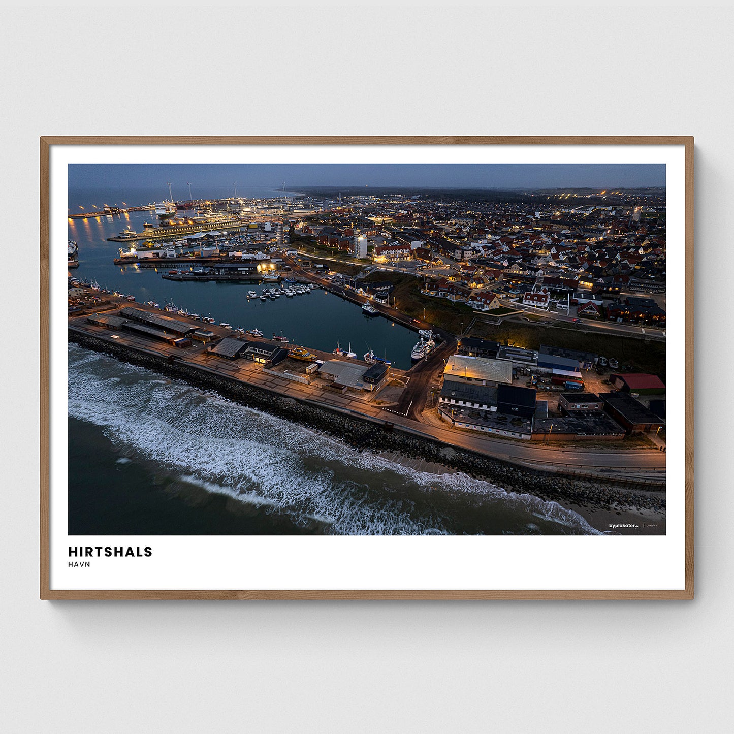 Hirtshals - Byen fra oven