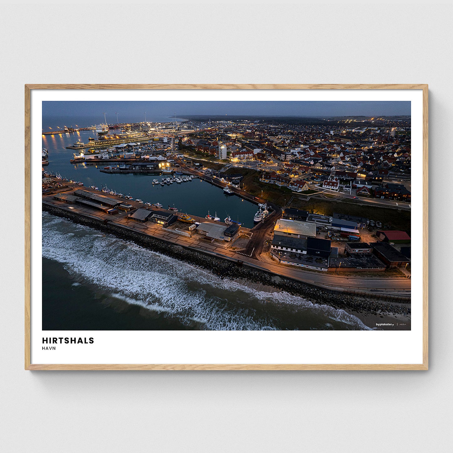 Hirtshals - Byen fra oven