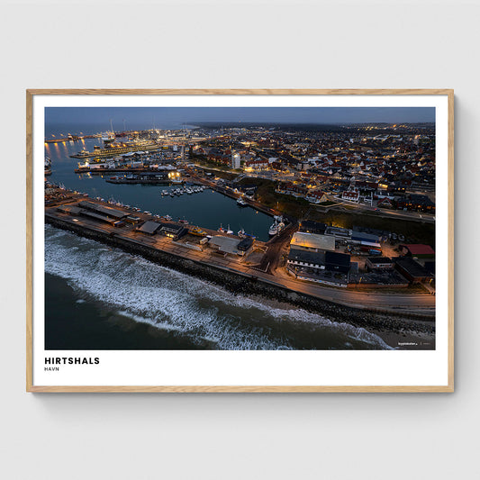 Hirtshals - Byen fra oven