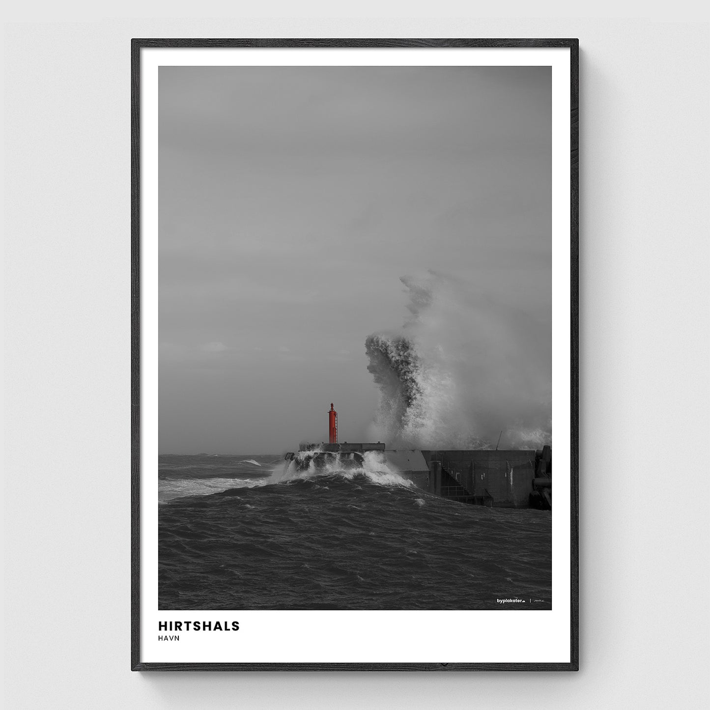 Bølger ved Hirtshals Havn