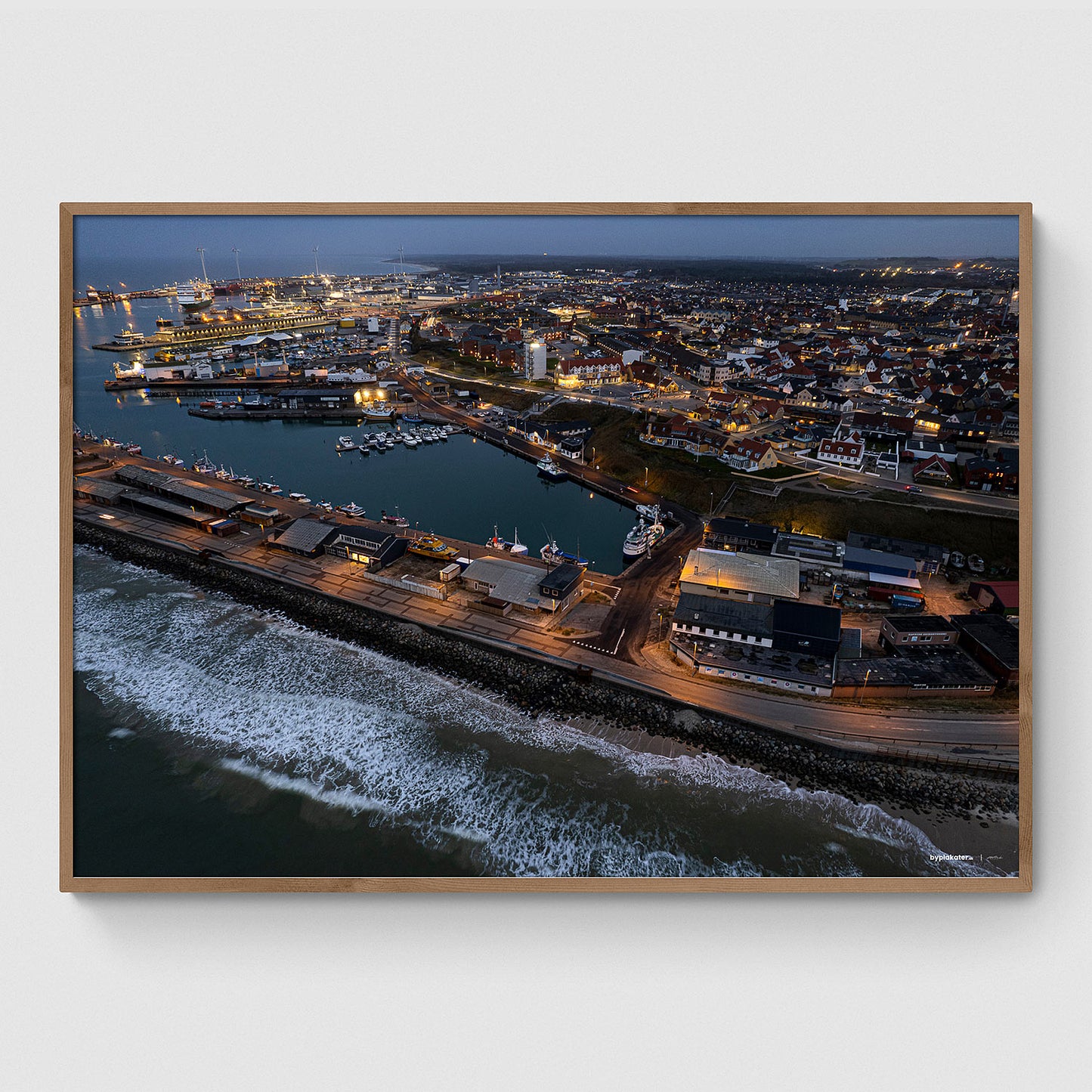 Hirtshals - Byen fra oven