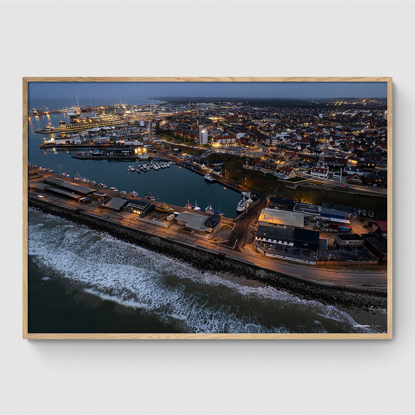 Hirtshals - Byen fra oven