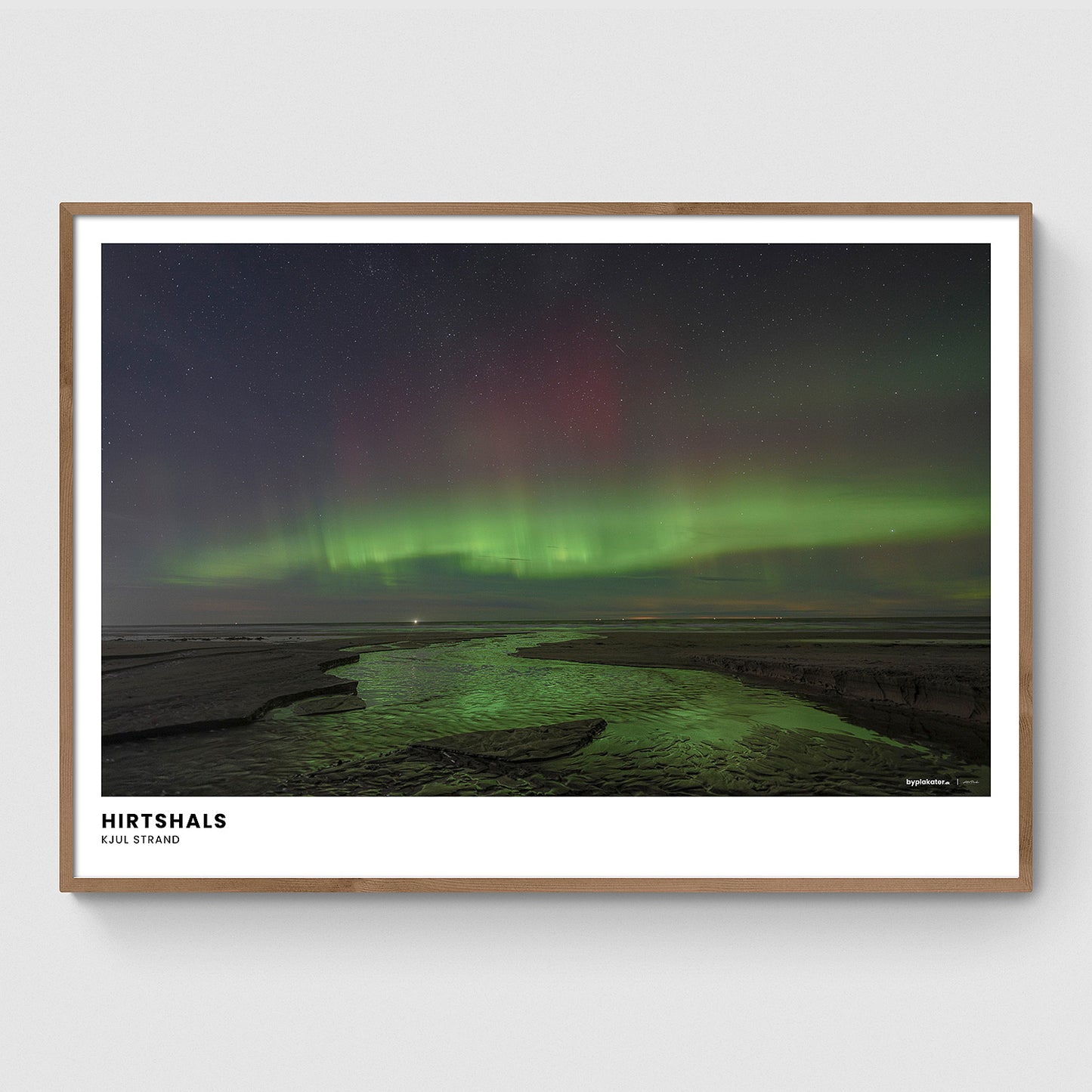 Nordlys over Kjul Strand