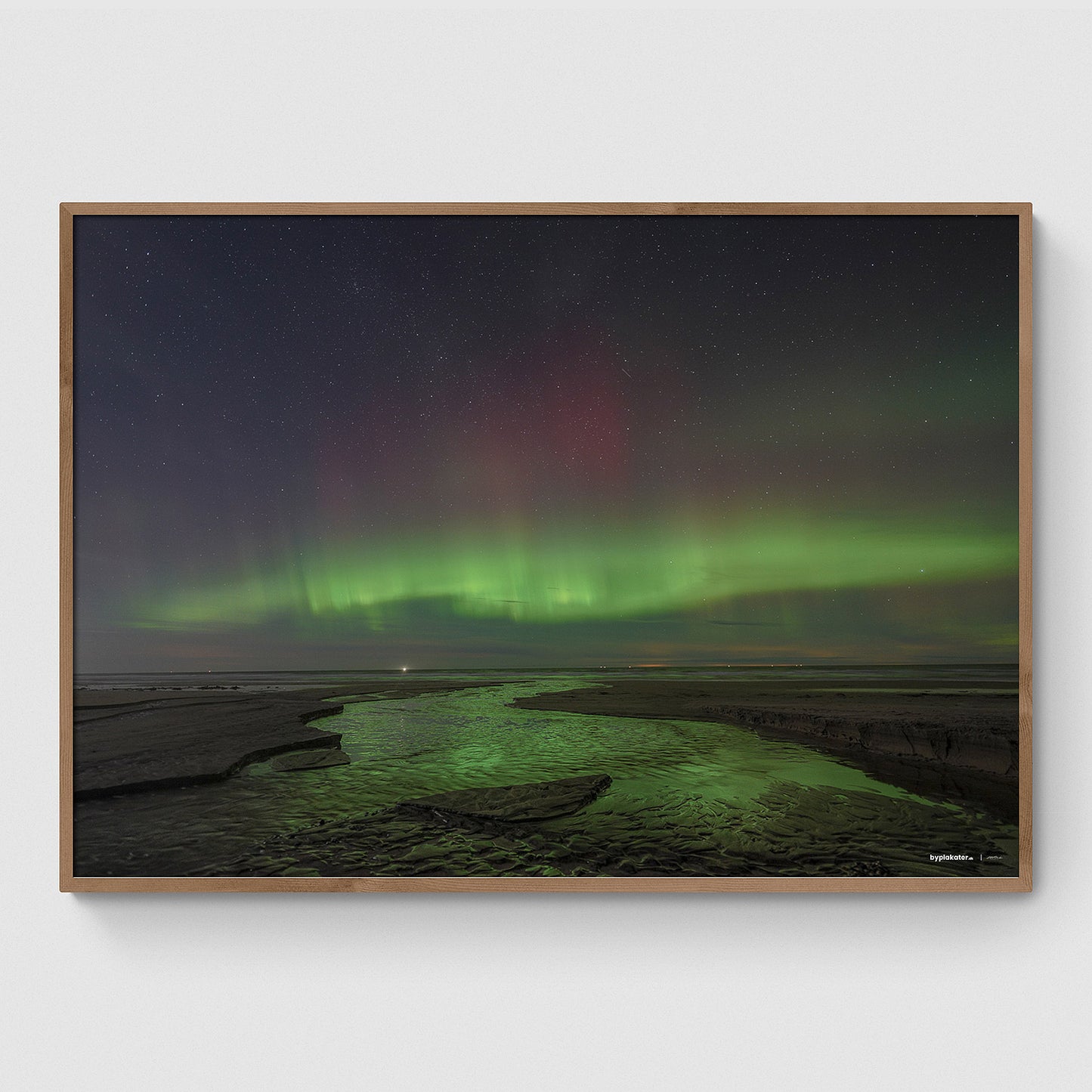 Nordlys over Kjul Strand