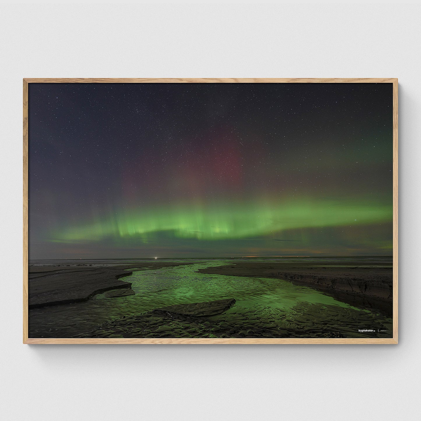 Nordlys over Kjul Strand