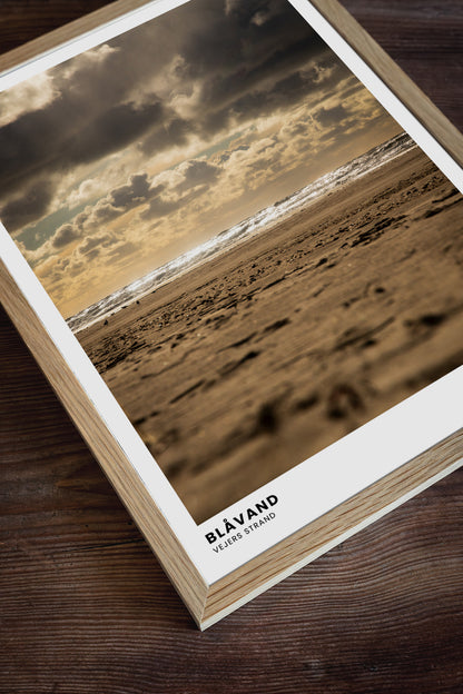 Solnedgang over Vejers Strand