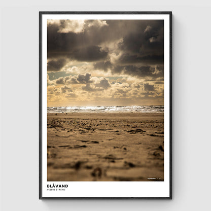 Solnedgang over Vejers Strand