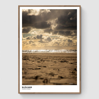 Solnedgang over Vejers Strand