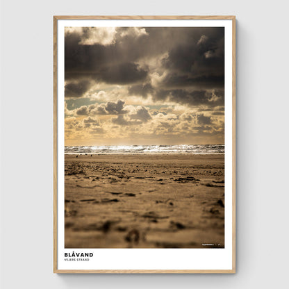 Solnedgang over Vejers Strand