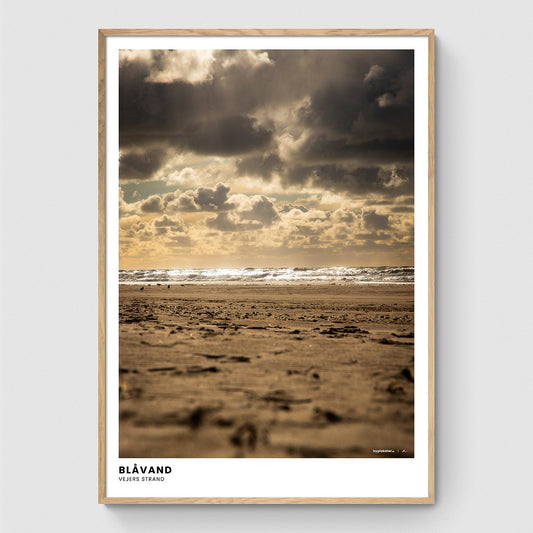 Solnedgang over Vejers Strand