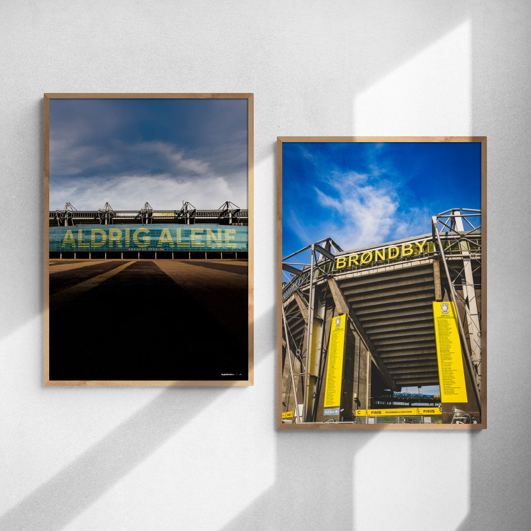 Plakatsæt: Brøndby Stadion I
