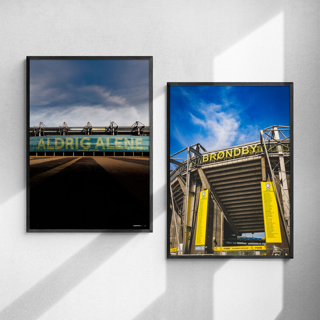 Plakatsæt: Brøndby Stadion I
