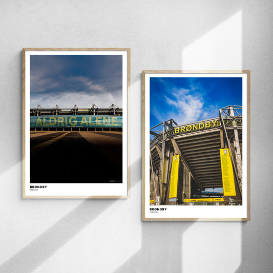 Plakatsæt: Brøndby Stadion I