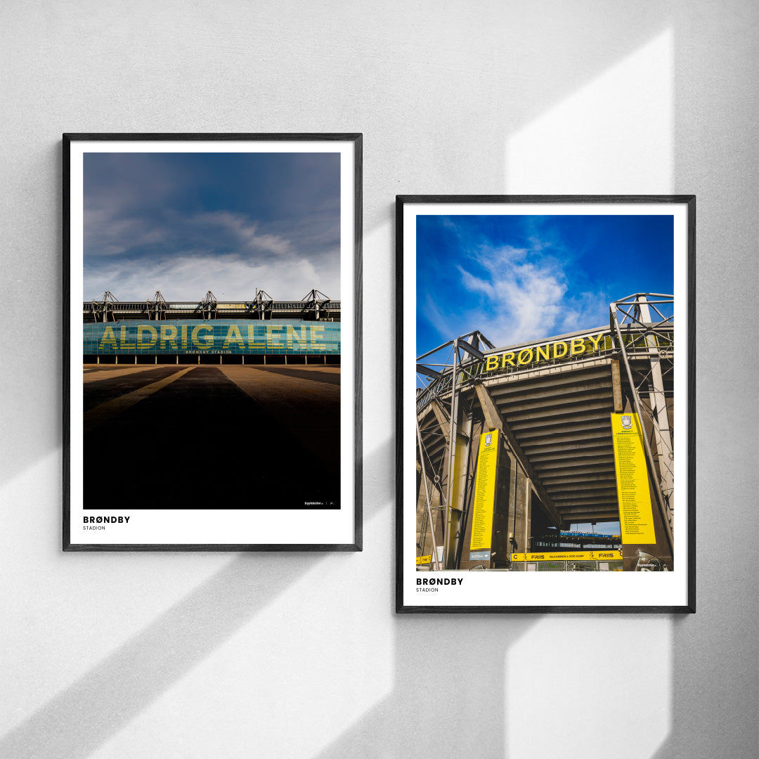 Plakatsæt: Brøndby Stadion I