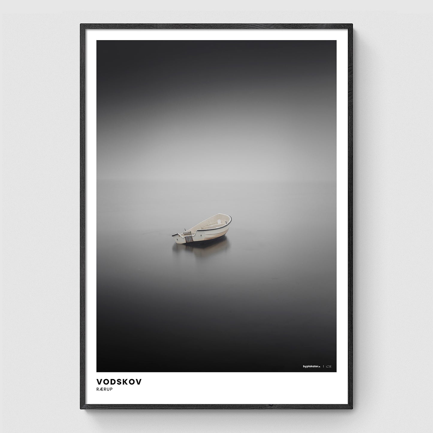 Jolle i vandet ved Rærup