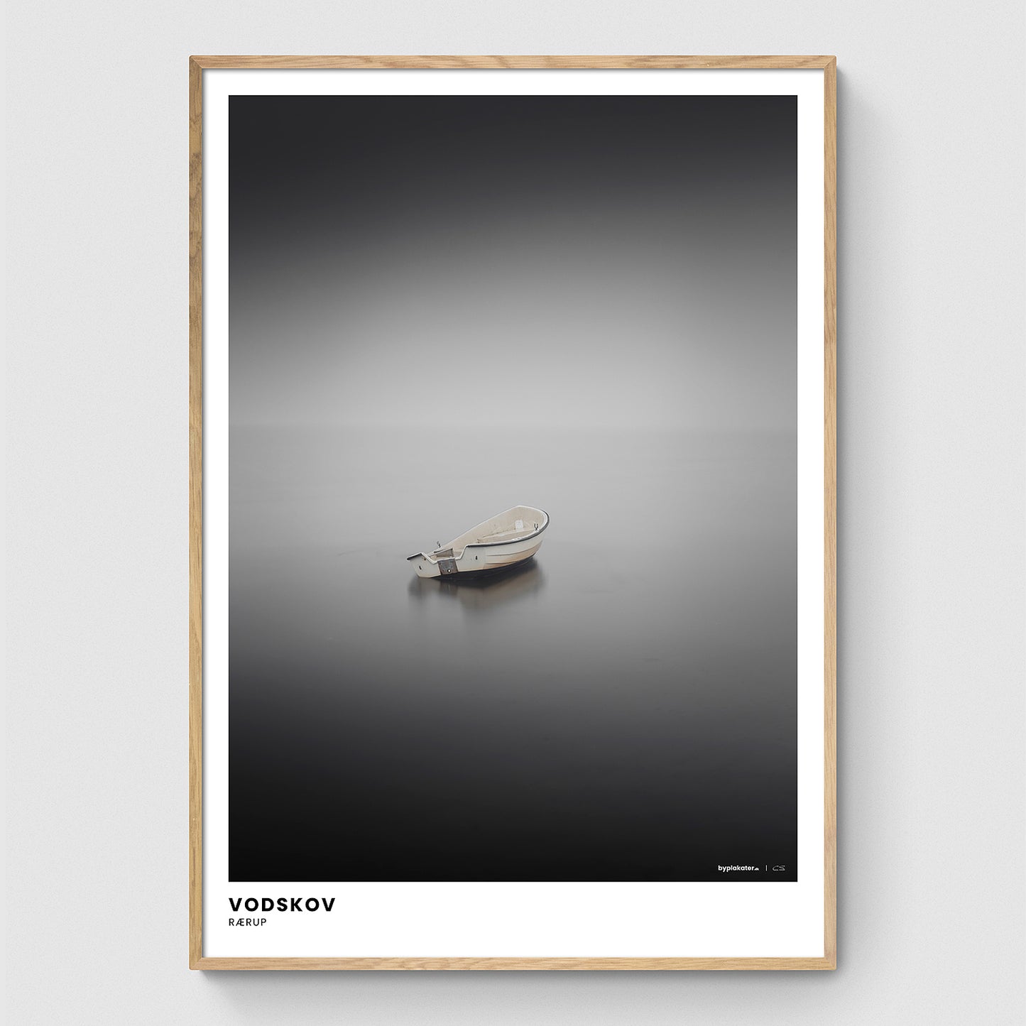 Jolle i vandet ved Rærup