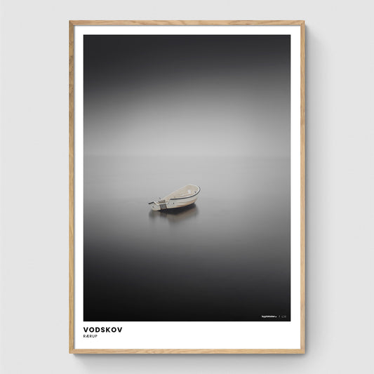 Jolle i vandet ved Rærup