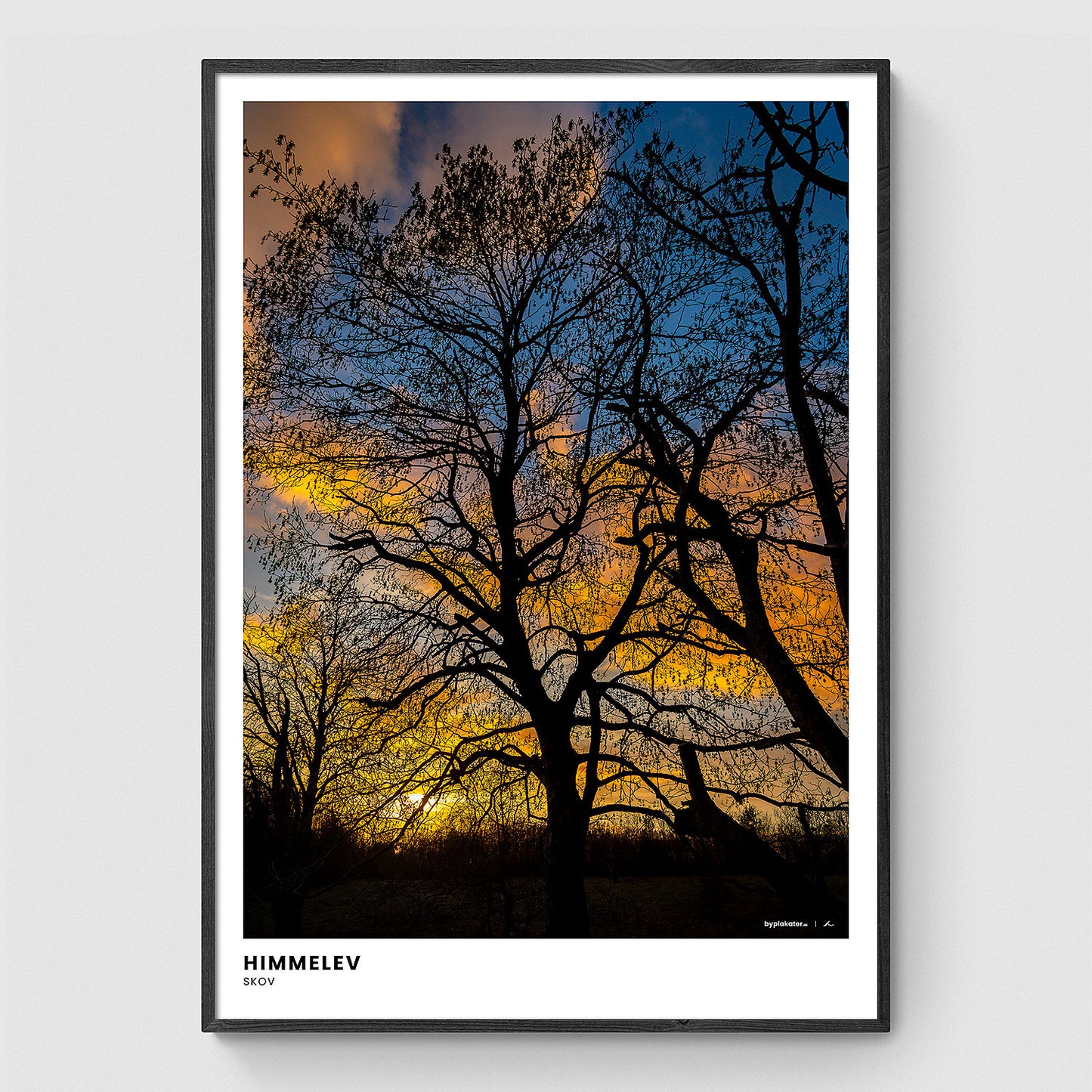 Solnedgang i Himmelev Skov