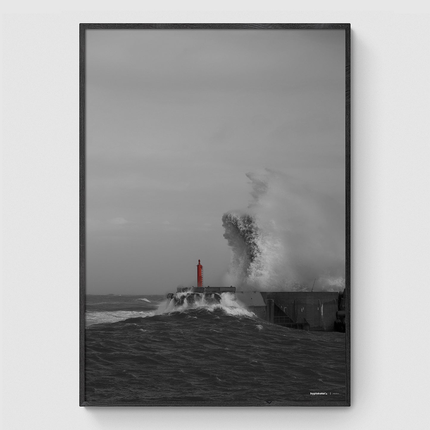 Bølger ved Hirtshals Havn