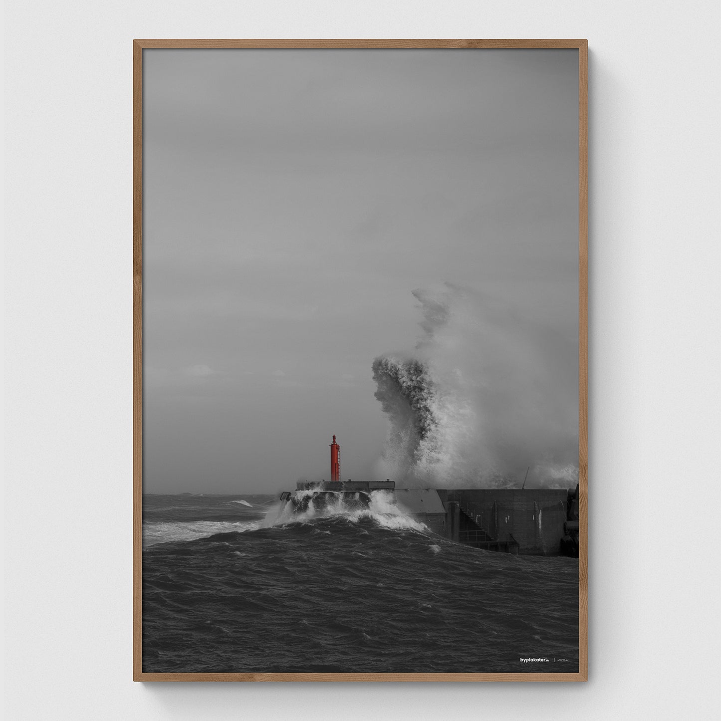 Bølger ved Hirtshals Havn