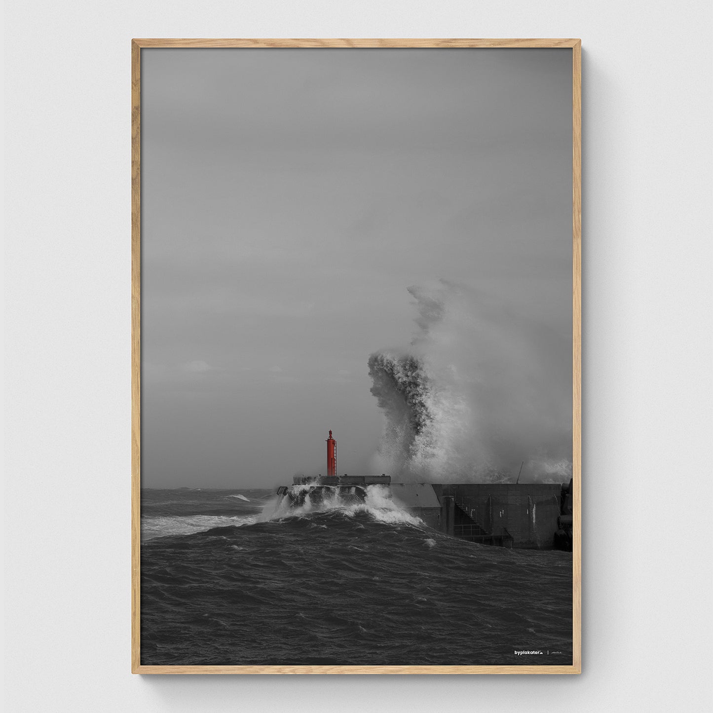 Bølger ved Hirtshals Havn