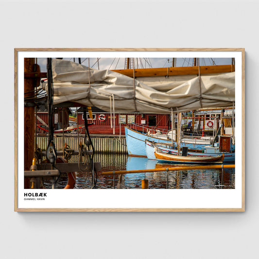 Både i Holbæk Gammel Havn