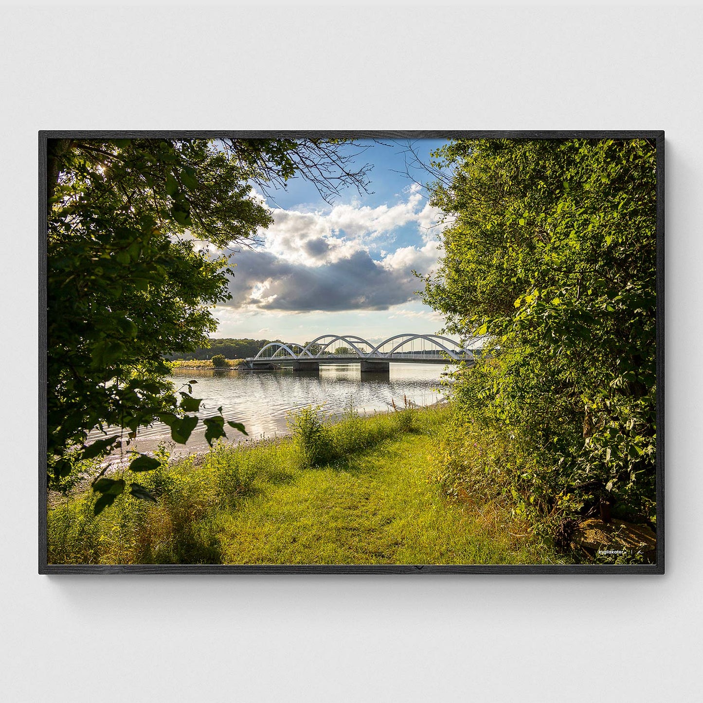 Munkholmbroen gennem træerne I