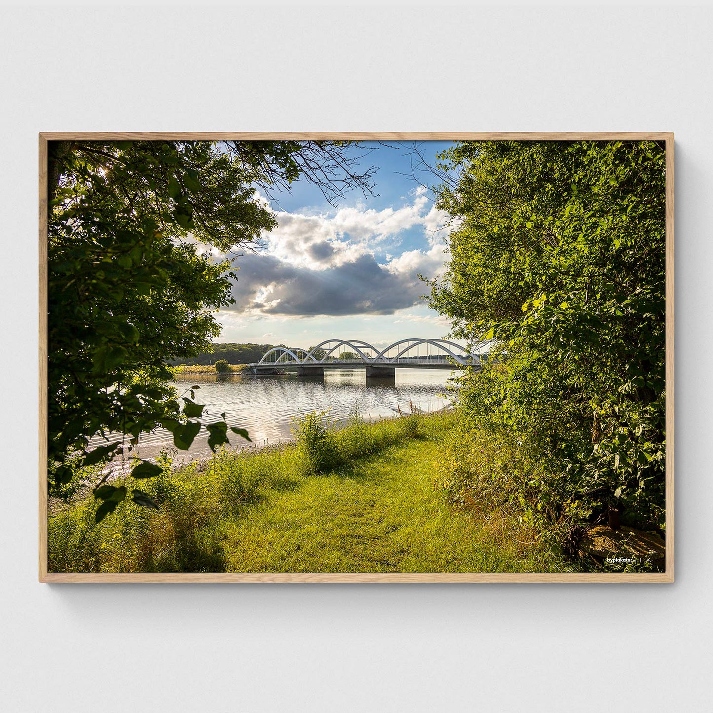 Munkholmbroen gennem træerne I