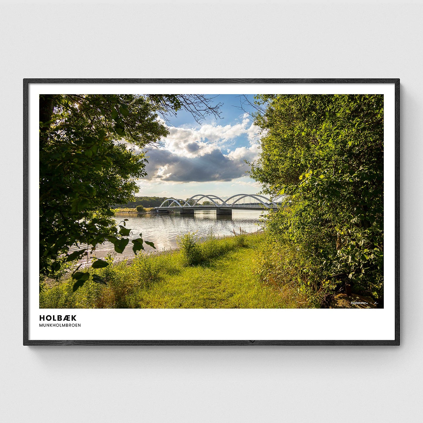 Munkholmbroen gennem træerne I